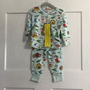 NWT Angel Dear Novelty Ornaments PJ Set 6-12 month